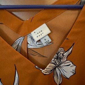 Autumnal Dress with Pockets